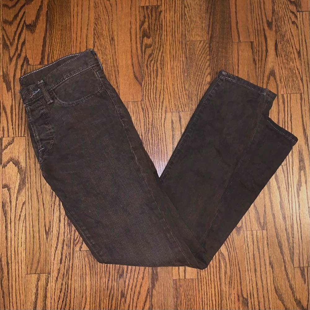 BROWN SKINNY JEANS